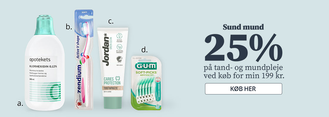 Kampagneside - Half - Tand og Mund 25%